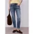 Street One Dames Jeans met destroyed look in Blauw