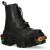 New Rock zwarte leren platformlaarzen-WALL83CCT-S8