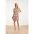 Smashed Lemon Elegante korte jurk met abstracte dierenprint |