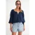 Geknoopte Mousseline Blouse