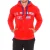 Sweater met lange mouwen, ronde hals, capuchon en rits 52129 heren