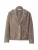 RINO & PELLE Gebreid vest ‘Sena’  taupe