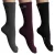 Pack-3 Lange Katoenen Sokken F3267 voor Vrouwen