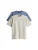 The Set Shirt  duifblauw / lichtgrijs