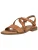 Paul Green Sandalen met riem  bruin