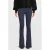 Anytime flared legging donkerblauw melange