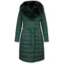 Gentile Bellini Lange winterjas parka met faux bontkraag