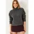 Gestructureerde Turtleneck Korte Trui