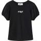 Star Meisjes Ster Pofmouw T-shirt (Zwart)