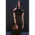 Mango midi jurk bruin