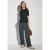Street One Dames Shirt met boothals in Groen