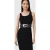 AllSaints Trinity Alcor Belt Black/warm Brass