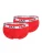 FILA Slip  rood / zwart / wit