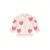 Babyface gebreid vest met hartjes – lichtroze/wit