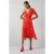 LK Bennett Krasner Midi Dress Red