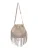 Roberta M Beige Rundleer Tas