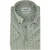 Modern fit groen geprint overhemd Ledub 100% katoen