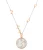 Orphelia Dames 925 Sterling Zilveren Ketting – Zilver/Roze ZK-7174/1