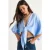 Driekwartmouwen V-hals Crop Blouse met Binddetail