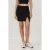 Elastische Taille Minirok met Split