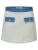 Salsa Jeans Broek ‘Tweed Skort With Denim Belt’  wit