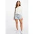 Morgan straight high waist short light blue denim