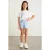 Jerseyshort met tekstprint