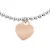 Orphelia ‘Izabella’ Dames 925 Sterling Zilveren Armband – Zilver/Roze ZA-7185