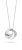 Orphelia Dames 925 Sterling Zilveren Ketting met Hanger – Zilver ZH-4674
