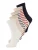 ABOUT YOU Sokken ‘Fee’  beige / navy / donkerrood / wit