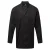 Premier Heren Coolchecker Chef Jacket met lange mouwen (Zwart)
