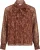 VILA Glitter Top Relara Ipa V-hals Bordeaux Rood dames