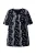 Ulla Popken Shirt  grijs / zwart / wit