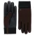 Roeckl Vingerhandschoenen ‘KOPENHAGEN TOUCH’  bruin / zwart