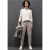 Street One Dames Zachte fluwelen chino in Grijs