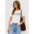 Street One Dames Shirt met ronde hals en opdruk op de voorkant in Wit