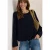 Cecil Dames Blouse met trekkoord in Blauw