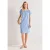 Knielange jurk met glitterdetails