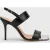 IRO Paris Chlorite Met Sandals Black/silver