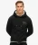 Superdry & Co Core Logo City Hoodie met Losse Pasvorm Zwart