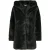 Urban Classics Dames/Dames Teddy Fleece Mantel met Capuchon (Zwart)