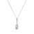 Orphelia Dames 925 Sterling Zilveren Ketting met Hanger – Zilver ZH-4742
