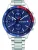 Tommy Hilfiger Bank herenhorloge Zilverkleurig 1791718