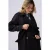 Oltre Double-breasted Trench Coat Black
