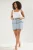 Trendyol Curve Dames Blauw Effen Kort / Mini A-lijn A-lijn Grote maten Rokken
