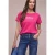 Basic Shirt met ronde hals en print
