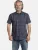 Jan Vanderstorm casual overhemd donkerblauw