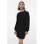 VERO MODA jurk met glitter zwart