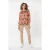 EsQualo Trousers Colored Denim Beige