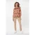 EsQualo Trousers Colored Denim Beige